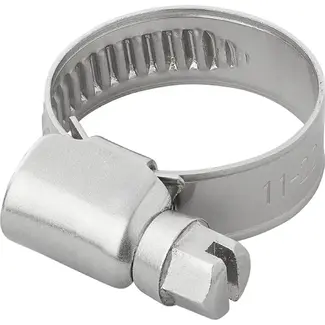 ProPlus slangklem 11-22 mm van RVS AISI 316 A4 marinekwaliteit voor caravan, trailer, boot en industrie