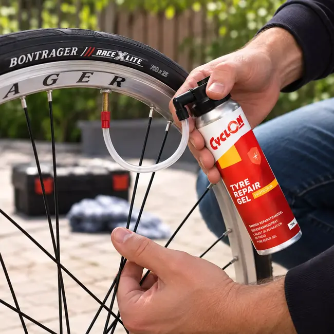 CyclOn Bandreparatiegel 75 ml voor racefiets, stadsfiets en e-bike met tubeless- of binnenband