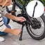 Falkx Fietsstandaard 16-20 inch zwart verstelbaar voor fietsen met een wielmaat van 16 tot 20 inch