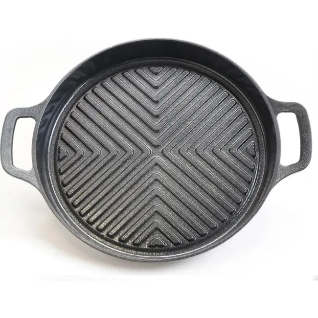 TIROSS Grillpan 24 cm van gehard aluminium met keramische coating