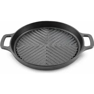 TIROSS Grillpan 24 cm van gehard aluminium met keramische coating