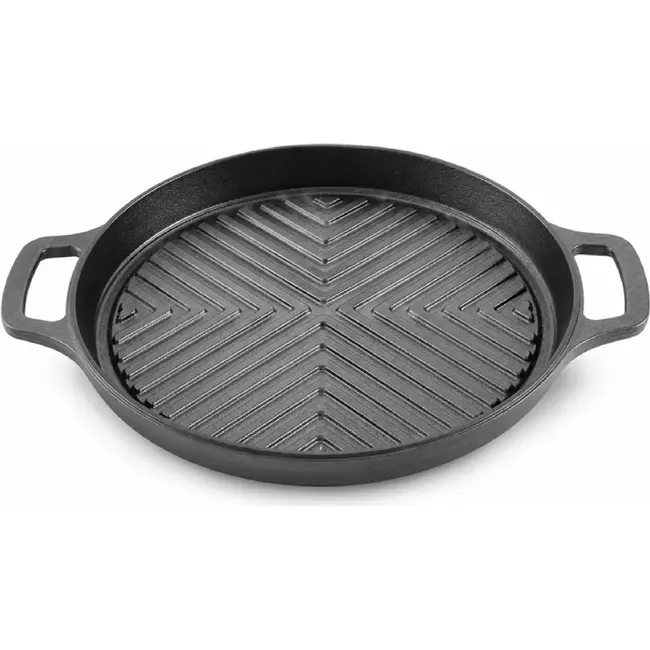 TIROSS Grillpan 24 cm van gehard aluminium met keramische coating