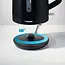 TIROSS Waterkoker 1,7 liter met 1850-2200 W, 360° draaivoet, waterniveau en verlichte schakelaar