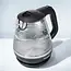 TIROSS Glazen waterkoker 1,2 liter met blauwe LED en waterfilter