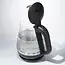 TIROSS Glazen waterkoker 1,2 liter met blauwe LED en waterfilter