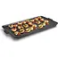 TIROSS Grillpan 53 x 28 cm van aluminium met antiaanbaklaag voor tweepits campingkooktoestel