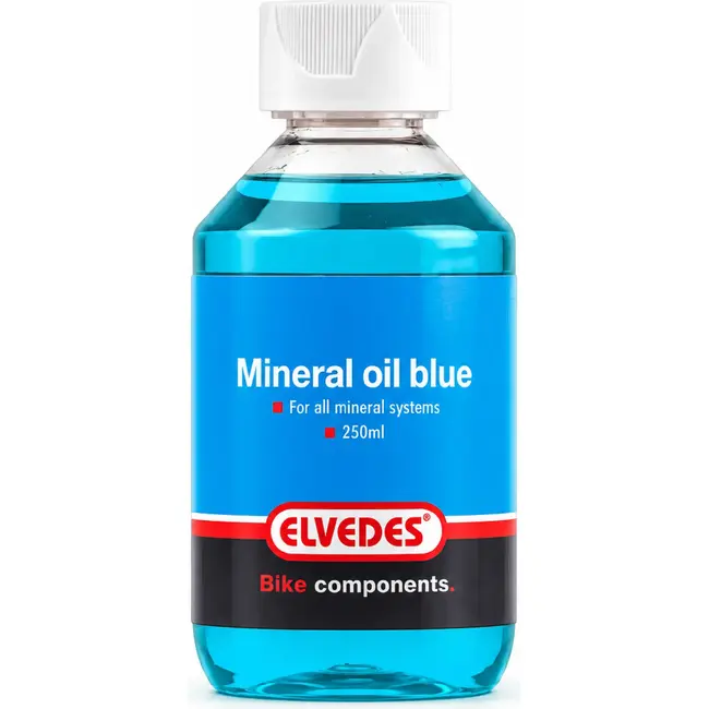Elvedes Blauwe mineraalolie voor hydraulische schijfremmen - 250 ml