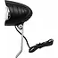 Falkx Koplamp met RVS beugel - 15 lux - Naafdynamo - Zwart