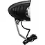 Falkx Koplamp met RVS beugel - 15 lux - Naafdynamo - Zwart