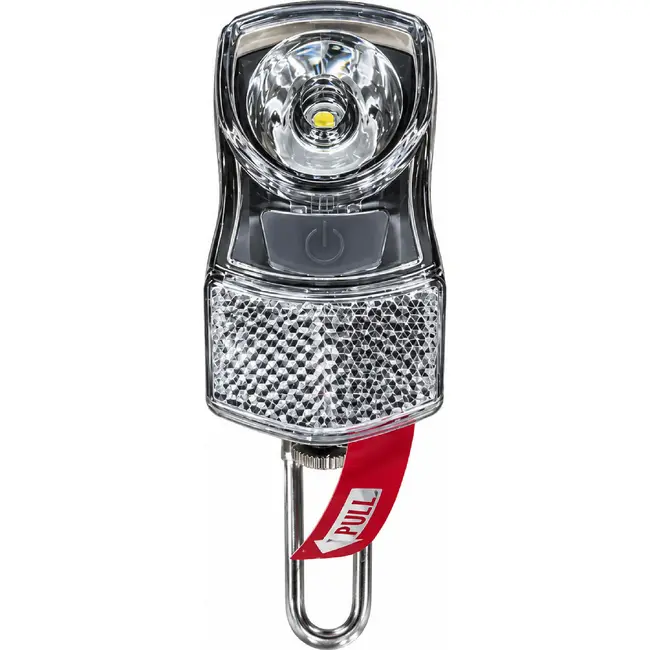 Falkx Koplamp fiets - LED verlichting - Zwart - Inclusief batterijen - Voorvork bevestiging
