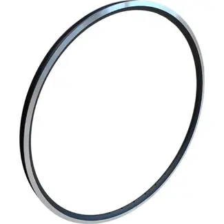 Merkloos Velg 622x19 zwart alu hoog + geslepen remvlak
