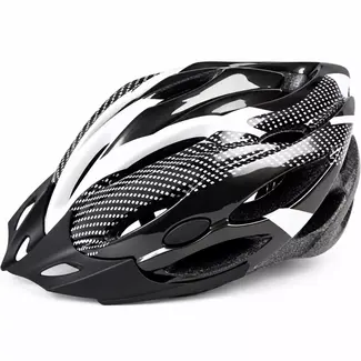 Mirage Helm 54-58cm (S/M) carbon zwart-wit verstelbaar