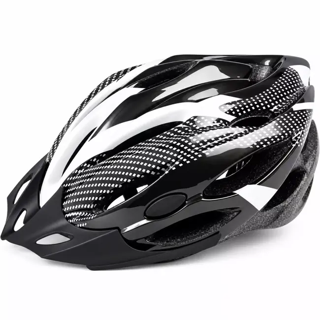 Helm Mirage 54-58cm (S/M) carbon zwart-wit verstelbaar