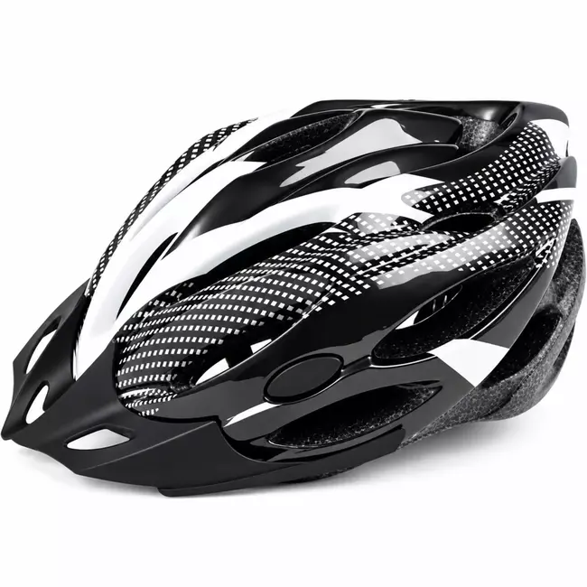 Helm Mirage 58-62cm (L/XL) carbon zwart-wit verstelbaar