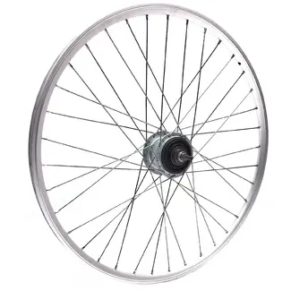 Rodi Achterwiel 28 x 1 3/8 Nexus 8 (voor Rollerbrakes) - zilver alu Freeway velg, RVS spaken. Zonder toebehoren.<br />
voor toebehoren zie art. 3061 vv