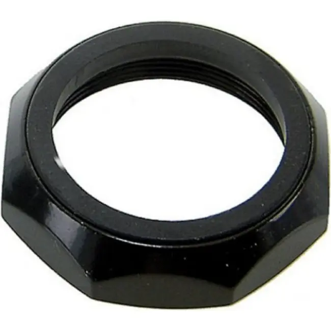 Neco Balhoofdmoer 1 1/8", zwart. Per stuk