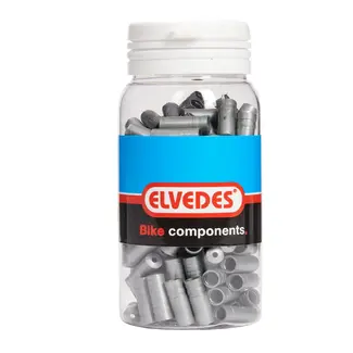Elvedes PVC 4.3mm kabeleinddopjes, zwart 150 stuks in pot