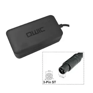 Qwic 36V 2A Acculader Origineel, 3-pins aansluiting
