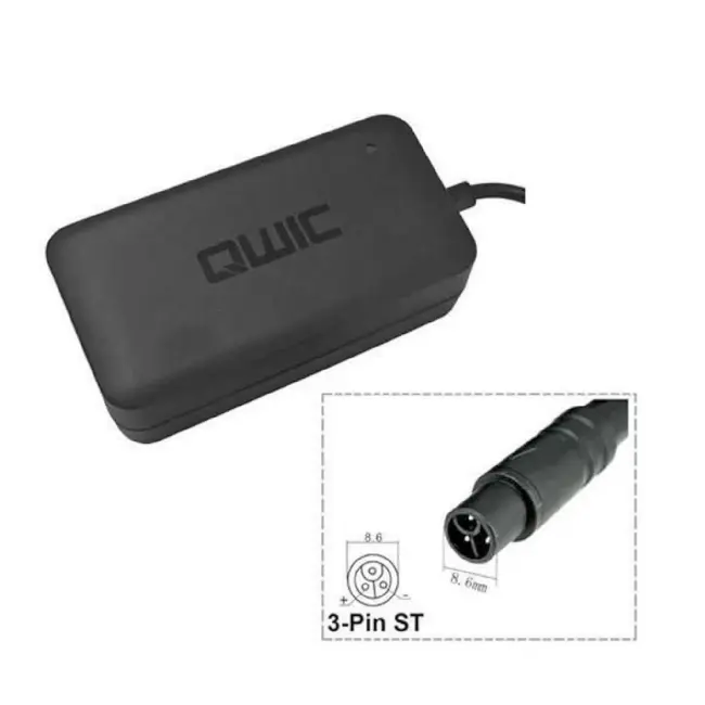 Qwic 36V 2A Acculader Origineel, 3-pins aansluiting