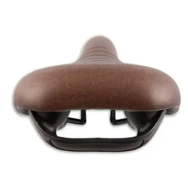 Abi zadel E-Grip, met handgreep donkerbruin