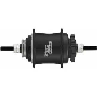 Sturmey Archer SA schijfremnaaf achter A2K 2-speed automatisch 36G Zwart