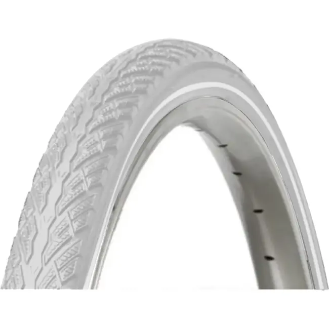 Merkloos Buitenband, grijs met reflectie, 28x1.60, ETRTO 42-622
