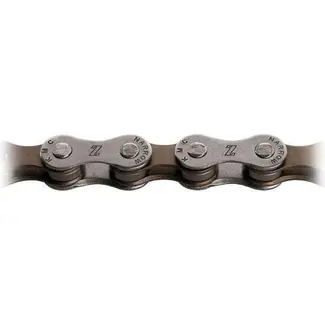 KMC kZ-7 (voorheen Z-50) 1/2x3/32, 114L, 18-21 speed, grijs bruin, pin lengte 7.3mm, 7-speed per 1
