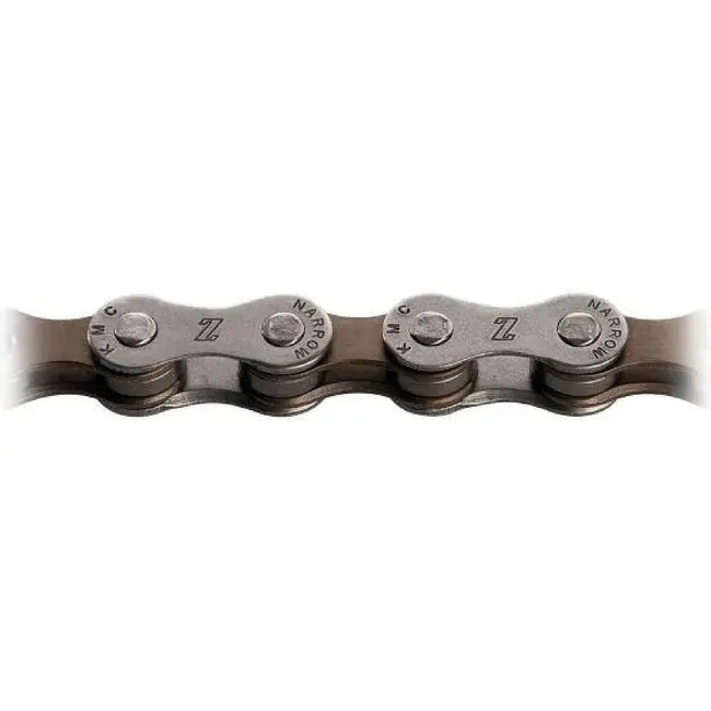 KMC kZ-7 (voorheen Z-50) 1/2x3/32, 114L, 18-21 speed, grijs bruin, pin lengte 7.3mm, 7-speed per 1