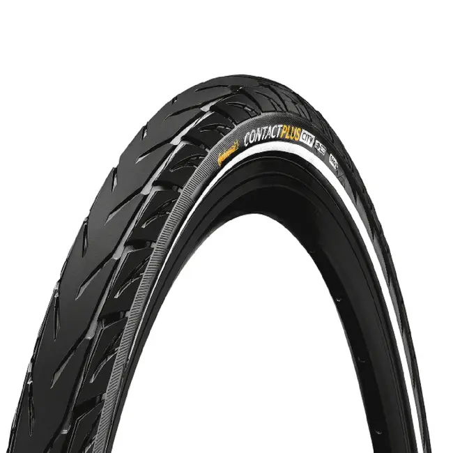 Continental Contact Plus buitenband, Zwart met reflectie,  28x1.75, ETRTO 47-622 (50km/h E-Bike approved) level 7