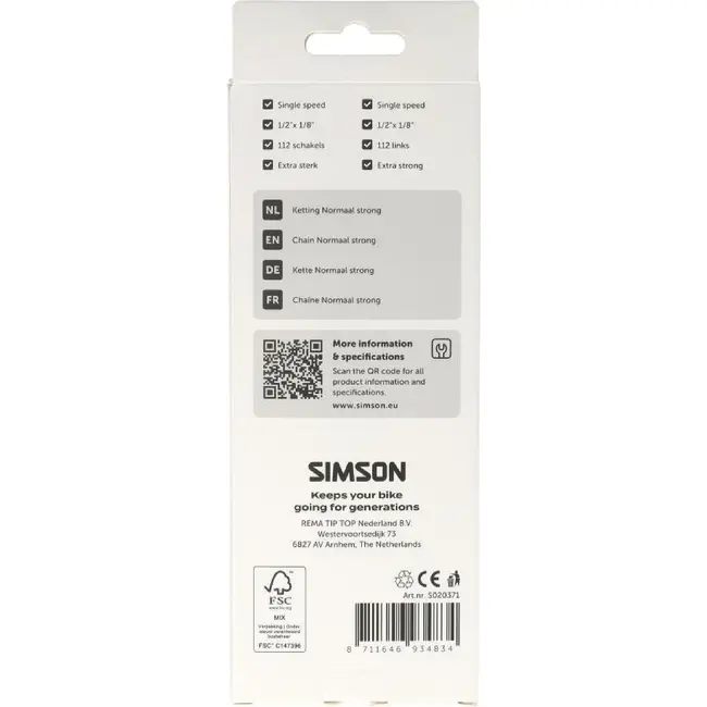 Simson Ketting Normaal Strong