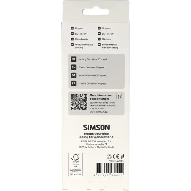 Simson Ketting Derailleur 10