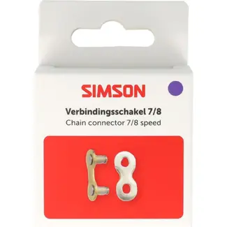 Simson Verbindingsschakel (1/2" x 3/32"), 7/8 speed