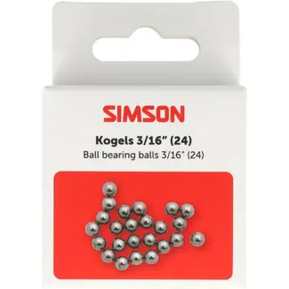 Simson Kogels 3/16" 24 stuks
