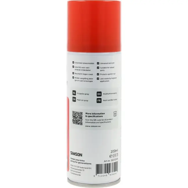 Simson Kruipolie Spray 200ml