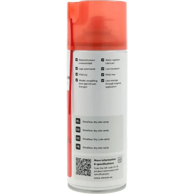 Simson Derailleur Dry Lubespray 400ml