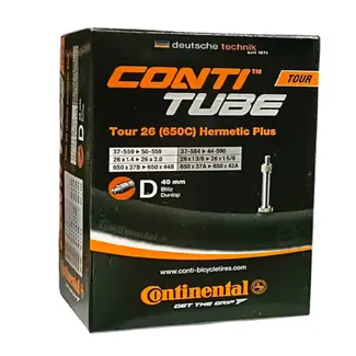 Continental Tour 26 Wide Hermetic plus binnenband, 26x1.75/2.5, ETRTO 47/62-559. 54-584 40mm hollands ventiel