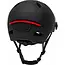 FALKX Helm  met vizier, maat XL 61-63cm mat zwart. NTA 8776 goedgekeurd. Voorzien van makkelijke draaisluiting en usb oplaadbaar LED achterlicht en voorlicht
