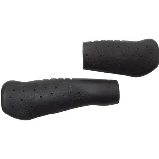 M-Wave Ergogel 131 handvatten zwart, anatomisch.Lengte:131/92mm. per stel