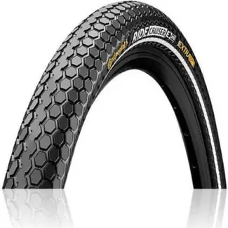 Continental Ride Cruiser buitenband, Zwart met reflectie, 28x2.00, ETRTO 50-622