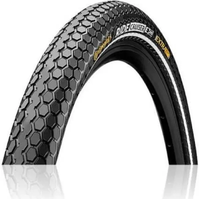 Continental Ride Cruiser buitenband, Zwart met reflectie,  28x2.00, ETRTO 50-622