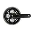 SunRace FCM600 crankstel 42/34/24T. cranklengte 170mm,- 31mm, alumnium cranks, stalen bladen, voor 7/8-speed ketting. spieloos