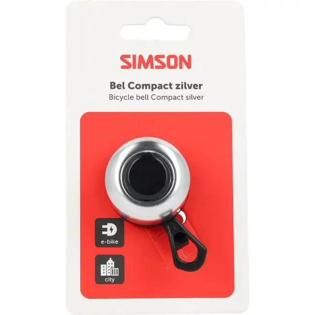 Simson bel Compact zilver