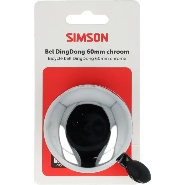 Simson Bel DingDong Medium chroom 60mm