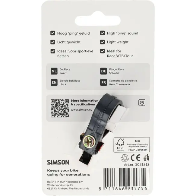 Simson Bel Race zwart