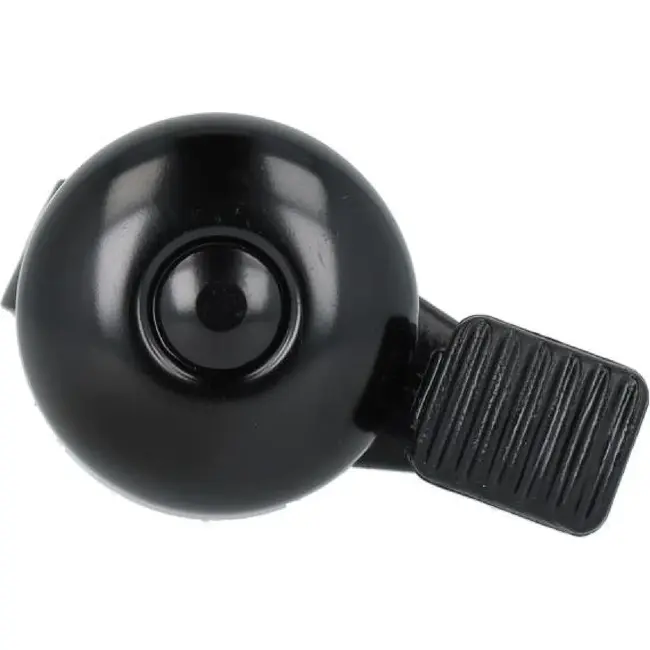 Simson Bel Mini 32mm, vaste kunststof bevestiging, zwart