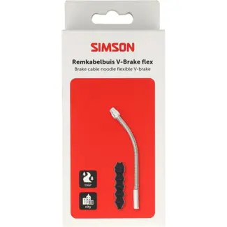Simson Remkabelbuis V-Brake flexibel incl. rubber