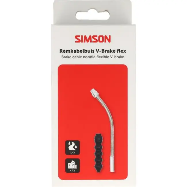 Simson Remkabelbuis V-Brake flexibel incl. rubber