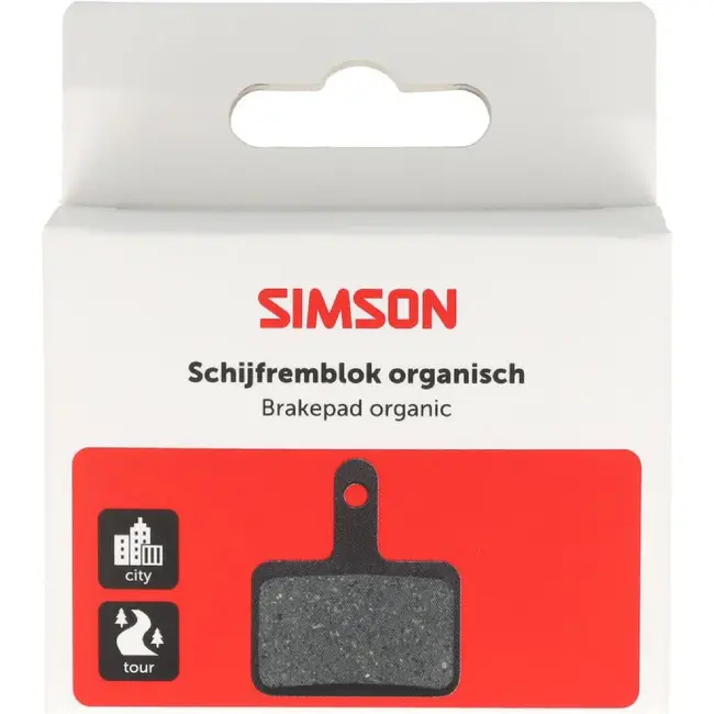 Simson 1 paar schijfremblokjes voor Shimano /tektro