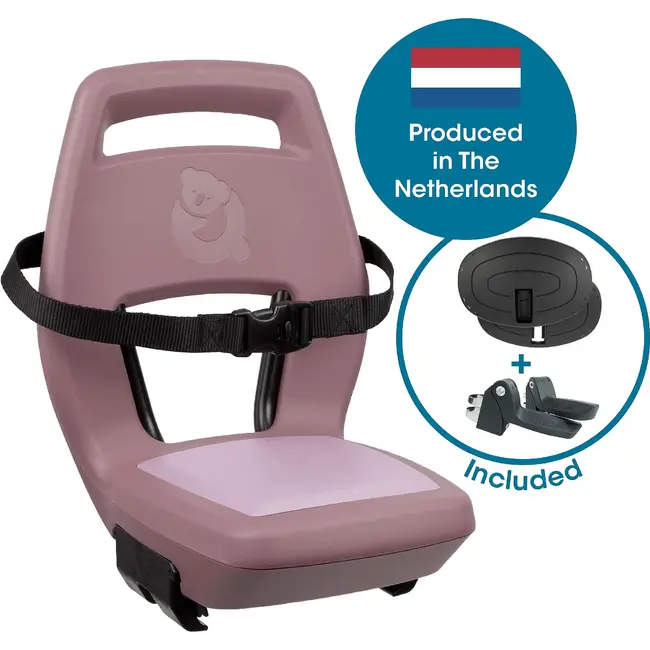 Qibbel Junior 6+ Plum Rose – roze/roze – incl. voetsteunen en voetbeschermingsplaten