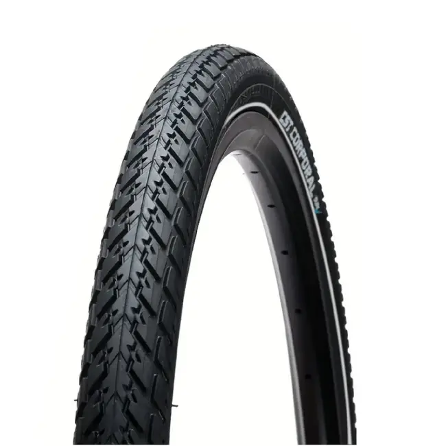 CST Corporal. Kleur: zwart met  reflectie, 1mm Anti-leklaag, maat: 28x1 3/8, ETRTO 37-622